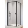 Drzwi prysznicowe 100 cm uchylne do ścianki bocznej 100721005456L Radaway Nes 8 Black KDJ I zdj.1