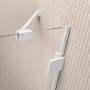 Drzwi prysznicowe 100 cm uchylne biały mat/szkło przezroczyste 100991000401R Radaway Essenza Pro DWJ zdj.6