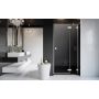 Drzwi prysznicowe 100 cm uchylne biały mat/szkło przezroczyste 100991000401R Radaway Essenza Pro DWJ zdj.3