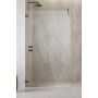 Ścianka prysznicowa walk-in 90 cm gunmetal szczotkowany/szkło przezroczyste 101030909201 Radaway Essenza Pro Brushed Gunmetal Walk-In zdj.1