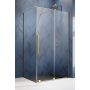 Drzwi prysznicowe 77.2 cm rozsuwane do ścianki bocznej 101047720901R Radaway Furo Gold KDJ zdj.1