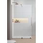 Drzwi prysznicowe 53.8 cm rozsuwane miedź szczotkowany/szkło przezroczyste 101065389301L Radaway Furo Brushed Copper Walk-In zdj.1