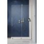 Drzwi prysznicowe 68.8 cm rozsuwane 101066889901R Radaway Furo Brushed Gold Walk-In zdj.1