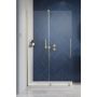 Drzwi prysznicowe 73.8 cm rozsuwane złoty szczotkowany/szkło przezroczyste 101067389901L Radaway Furo Brushed Gold Walk-In zdj.1