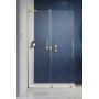 Drzwi prysznicowe 53.8 cm rozsuwane 103065389901L Radaway Furo SL Brushed Gold Walk-In zdj.1