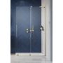 Drzwi prysznicowe 53.8 cm rozsuwane 103065389901R Radaway Furo SL Brushed Gold Walk-In zdj.1