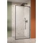 Ścianka prysznicowa walk-in 110 cm czarny mat/szkło przezroczyste 104191145401R Radaway Modo F SL Black II zdj.1