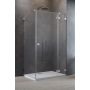 Ścianka prysznicowa 34.5 cm szczotkowany/szkło przezroczyste 105203459101R Radaway Essenza Pro 8 Brushed Nickel KDJ zdj.1