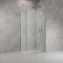 Kabina prysznicowa 100x90 cm prostokątna chrom połysk/szkło przezroczyste 1321430101R Radaway Almatea SE KDJ zdj.1