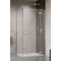 Drzwi prysznicowe 100 cm uchylne złoty szczotkowany/szkło przezroczyste 13850409901R Radaway Essenza Brushed Gold KDJ zdj.1