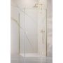 Drzwi prysznicowe 110 cm uchylne złoty szczotkowany/szkło przezroczyste 13850419801R Radaway Essenza Brushed Light Gold KDJ zdj.1