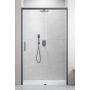 Drzwi prysznicowe 160 cm rozsuwane szczotkowany/szkło przezroczyste 3870209201R Radaway Idea Brushed GunMetal DWJ zdj.1