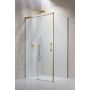 Drzwi prysznicowe 120 cm rozsuwane złoty szczotkowany/szkło przezroczyste 3870429901L Radaway Idea Brushed Gold KDJ zdj.1