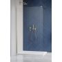 Ścianka prysznicowa walk-in 160 cm złoty szczotkowany/szkło przezroczyste 3893649901 Radaway Modo X Brushed Gold II zdj.1