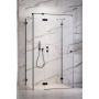 Drzwi prysznicowe 120 cm uchylne 100973125401L Radaway Essenza Pro Black KDJ+S zdj.1