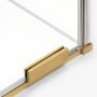 Kabina prysznicowa 90x80 cm prostokątna złoty szczotkowany/szkło przezroczyste EXK7596 New Trendy Smart Gold Brushed zdj.5