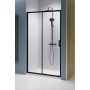 Drzwi prysznicowe 140 cm rozsuwane czarny mat/szkło przezroczyste 10141405401L Radaway Premium Pro Black DWJ zdj.1