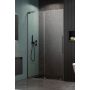Drzwi prysznicowe 57.2 cm rozsuwane szczotkowany/szkło przezroczyste 103075729201L Radaway Furo SL Brushed Gunmetal DWJ zdj.1