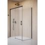 Drzwi prysznicowe 57 cm rozsuwane czarny mat/szkło przezroczyste 103405205401R Radaway Idea 8 Black KDJ zdj.1