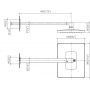 Dornbracht Lulu 2878671000 deszczownica z ramieniem 30x24 cm prostokątna chrom zdj.2