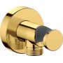Przyłącze kątowe z uchwytem złoty UV0630009034 Duravit zdj.1