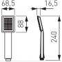 FDesign Anima FD810122 słuchawka prysznicowa zdj.2