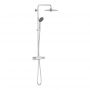 Zestaw prysznicowy ścienny termostatyczny z deszczownicą starlight chrome 26403002 Grohe Vitalio Joy zdj.3
