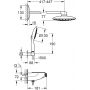 Zestaw prysznicowy podtynkowy termostatyczny z deszczownicą chrom 26446000 Grohe Rainshower zdj.2