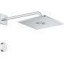 Deszczownica z ramieniem 31x31 cm kwadratowa starlight chrome 26642000 Grohe Rainshower zdj.3