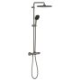 Zestaw prysznicowy ścienny termostatyczny z deszczownicą brushed hard graphite 26696AL1 Grohe Vitalio Comfort zdj.1