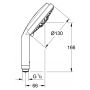 Słuchawka prysznicowa 28755000 Grohe Rainshower zdj.2
