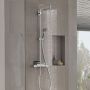 Zestaw prysznicowy ścienny termostatyczny z deszczownicą starlight chrome 26403002 Grohe Vitalio Joy zdj.4