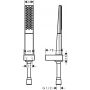 Zestaw prysznicowy ścienny biały 26856700 Hansgrohe Rainfinity zdj.2