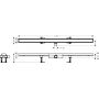 Odpływ liniowy 120 cm stal 56173000 Hansgrohe RainDrain Compact zdj.2
