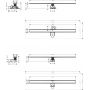 Odpływ liniowy 120 cm stal 56190800 Hansgrohe RainDrain Allround zdj.2