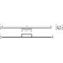 Element zewnętrzny odpływu 120 cm stal 56223000 Hansgrohe RainDrain Minimalistic zdj.2