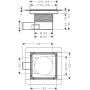 Odpływ prysznicowy 15 cm stal 56251800 Hansgrohe RainDrain Brilliance zdj.2