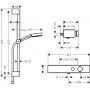 Hansgrohe Pulsify Select 24260000 zestaw prysznicowy ścienny chrom zdj.2