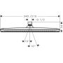 Deszczownica 34.3x21.4 cm prostokątna chrom 24531000 Hansgrohe Raindance Alive Q zdj.2