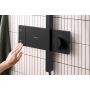 Zestaw prysznicowy ścienny termostatyczny z deszczownicą czarny 24583670 Hansgrohe Raindance Alive S zdj.4