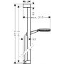 Zestaw prysznicowy ścienny biały 24601700 Hansgrohe Raindance Alive Select S zdj.2