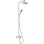 Zestaw wannowo-prysznicowy ścienny termostatyczny z deszczownicą chrom 26098000 Hansgrohe Vernis Shape zdj.1