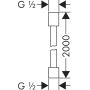 Axor Starck 28284000 wąż prysznicowy 200 cm zdj.2