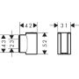 Uchwyt prysznicowy 28885700 Hansgrohe Porter Fine zdj.2