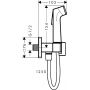 Zestaw słuchawki bidetowej ścienny 29231140 Hansgrohe Bidette zdj.2
