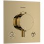 Bateria wannowo-prysznicowa podtynkowa z termostatem złota 33711990 Hansgrohe Ecostat Comfort E zdj.1