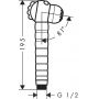 Hansgrohe Jocolino 28760210 słuchawka prysznicowa brązowa zdj.2