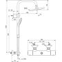 Zestaw prysznicowy A6942AA Ideal Standard Jet Evo zdj.2