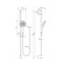 Zestaw prysznicowy 90 B1763AA Ideal Standard Idealrain zdj.2
