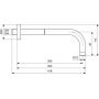 Ramię ścienne czarny B9445XG Ideal Standard Idealrain zdj.2